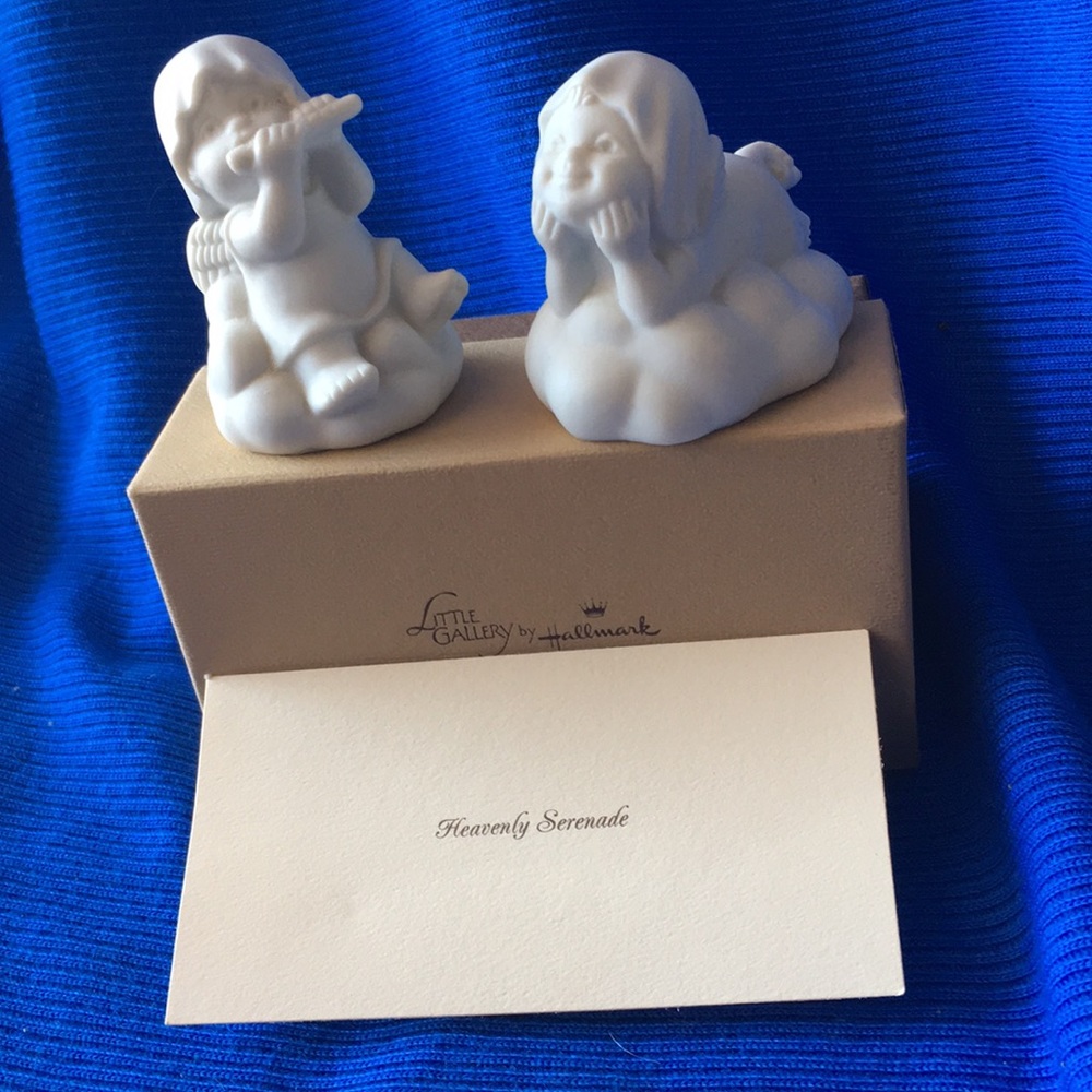 Vintage 1981 Little Gallery by Hallmark: “Heavenly Serenade” Figurines